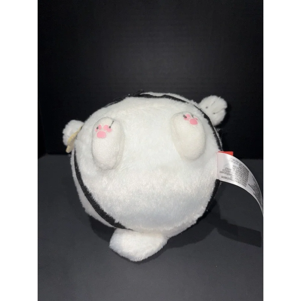 Kawaii Hige Manjyu Maneki  Plush  Ninja White Fat Cat 10.5
